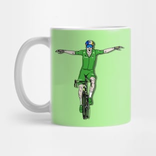 Wout Van Aert Tour de France 2022 - Green jersey champion Mug